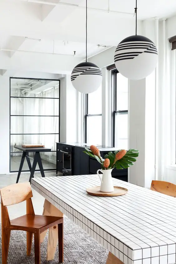 Transform Your Space with Stylish Tile Kitchen Table Makeovers