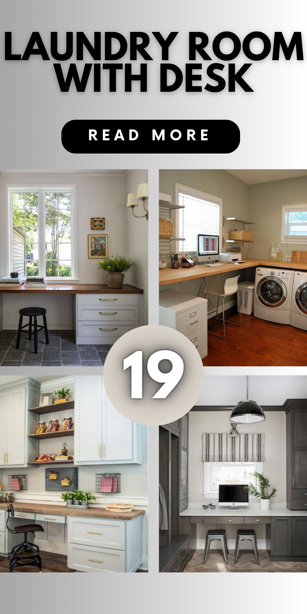 Chic Laundry Room Desk Ideas: Maximize Space with Style - Explore Now