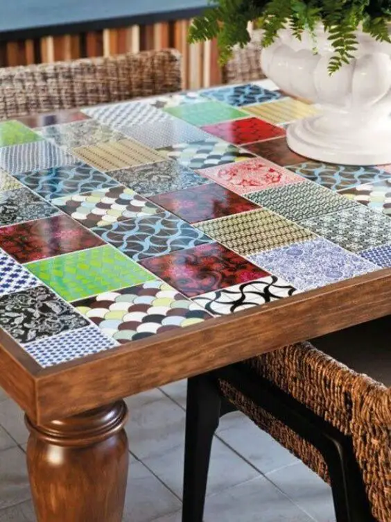 Transform Your Space with Stylish Tile Kitchen Table Makeovers