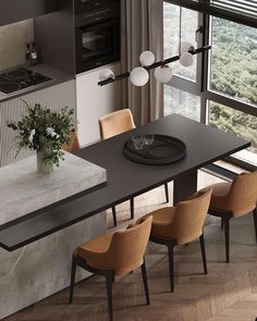 Chic Modern Kitchen Tables: Elevate Dining with Trendy Designs
