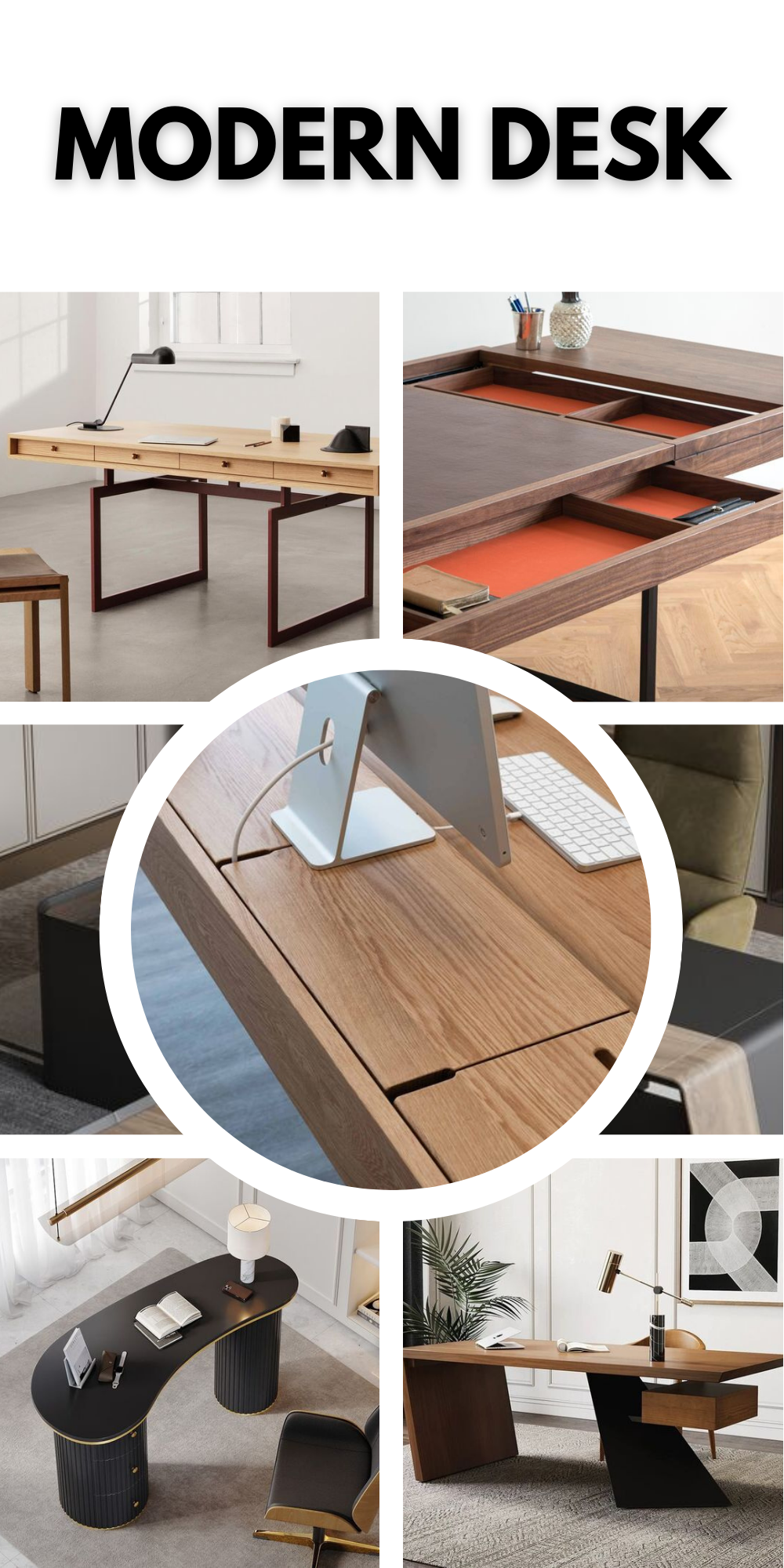 Stylish Modern Desks for Chic Home Offices and Bedrooms - Interior Design