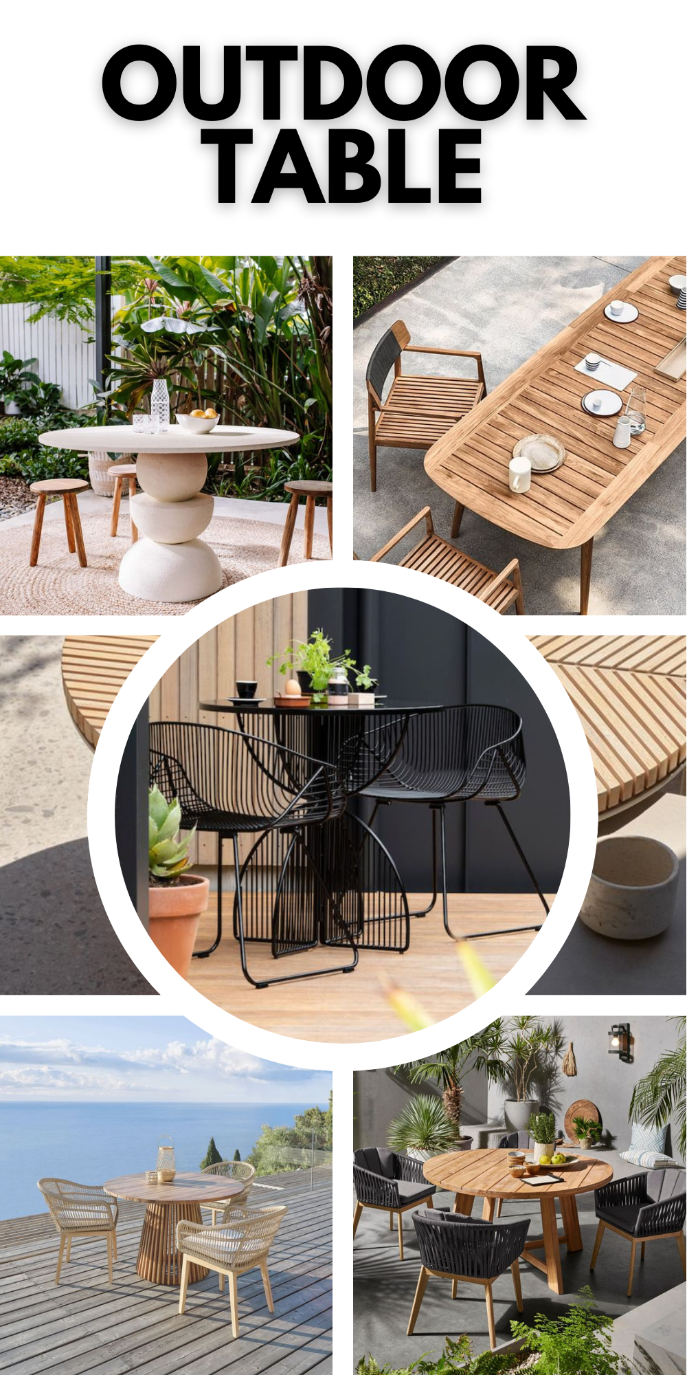 Stylish Outdoor Tables: Elevate Your Al Fresco Dining Experience