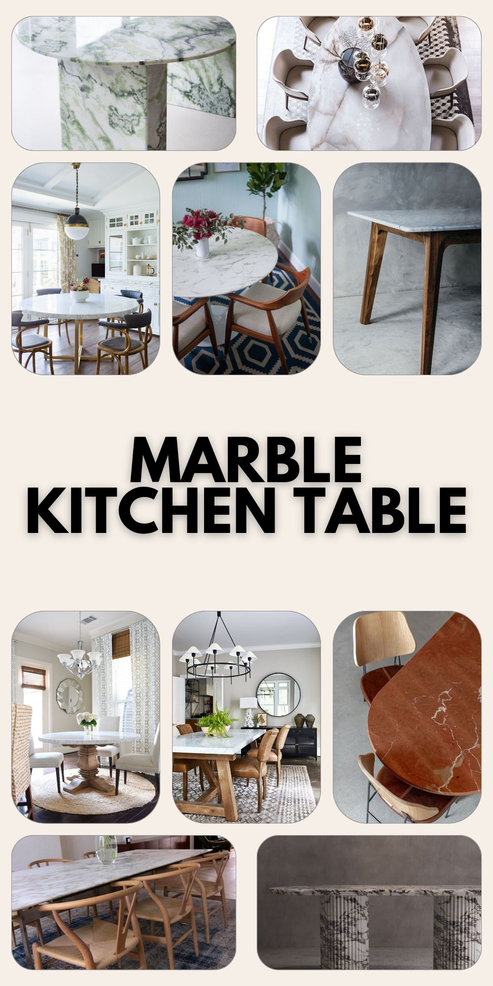 Chic Marble Kitchen Tables – Elegant Decor for Stylish Homes – plixro.com