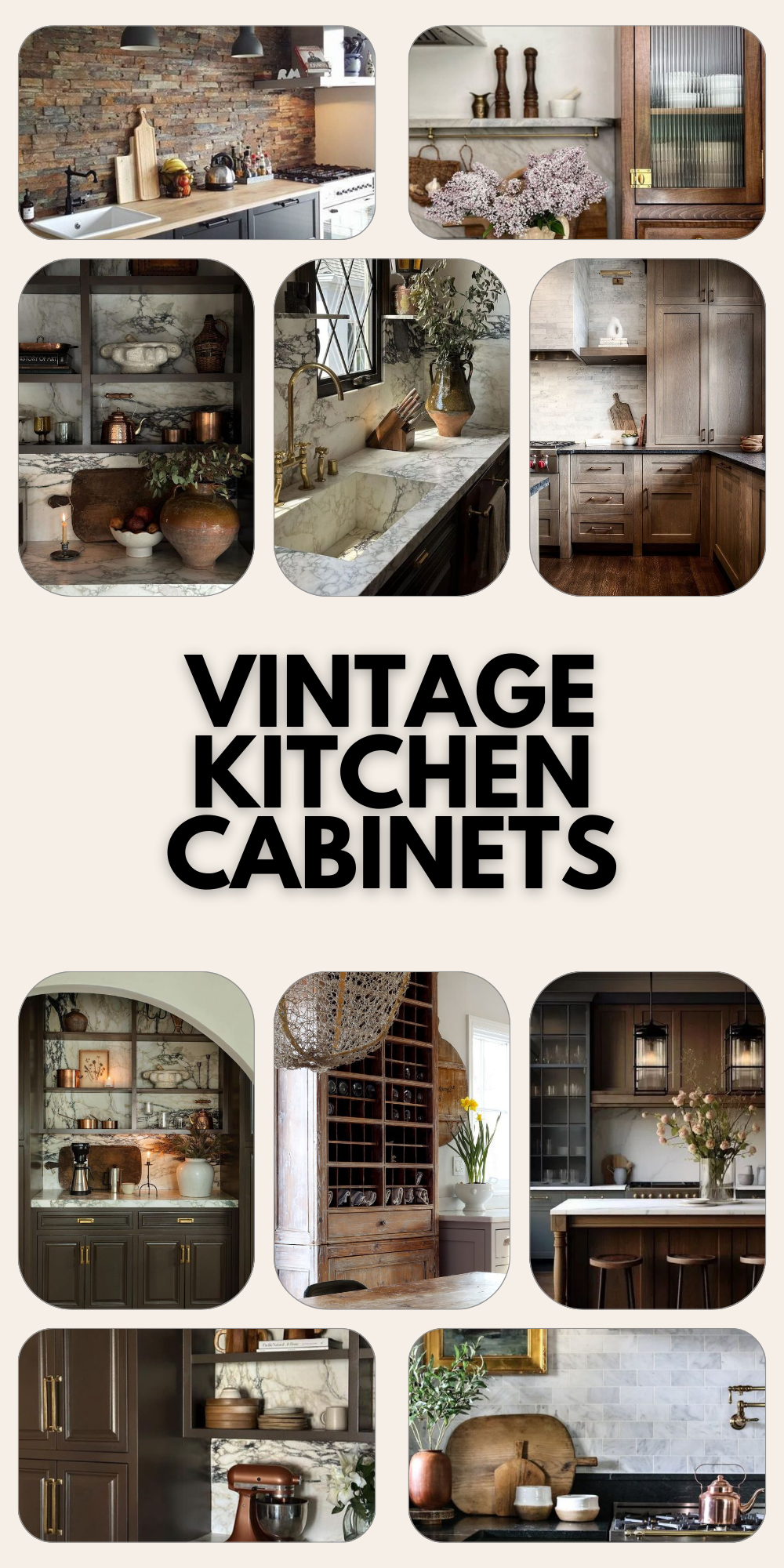 Vintage Kitchen Cabinet Designs: Timeless Elegance Meets Modern Chic ...