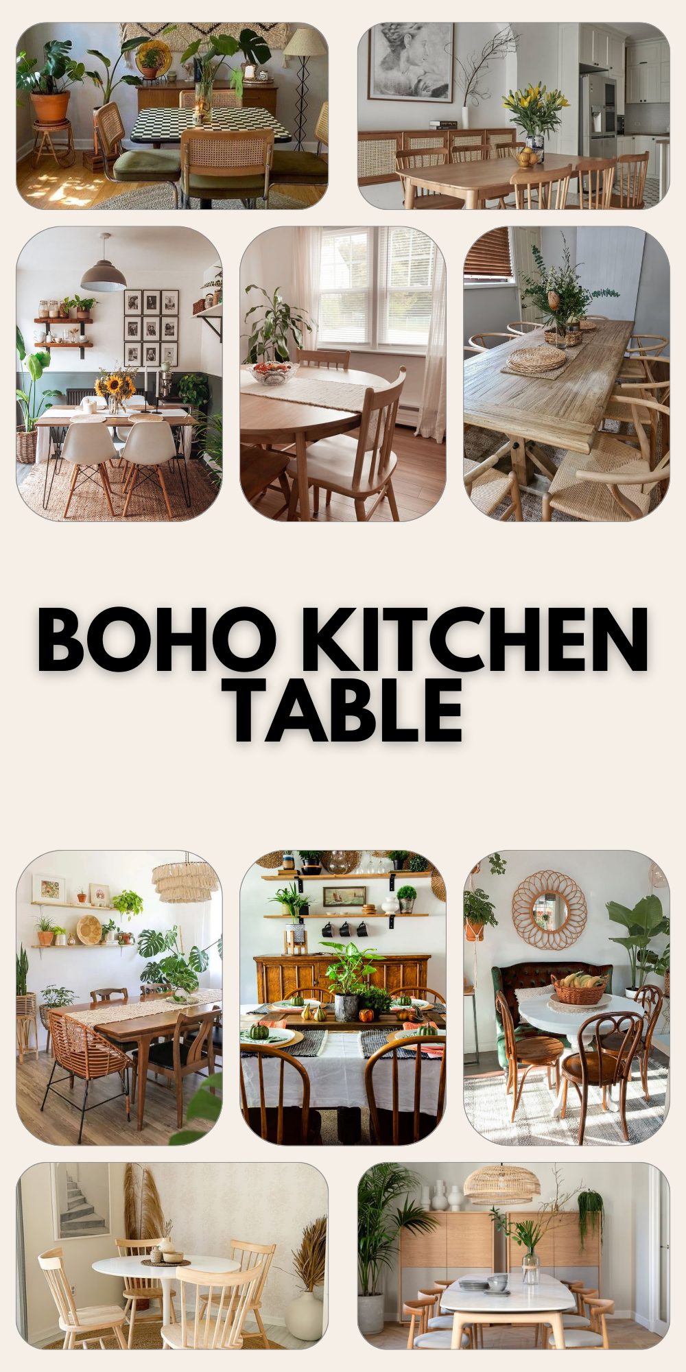 Boho Kitchen Table Ideas: Blend Chic Decor & Cozy Dining