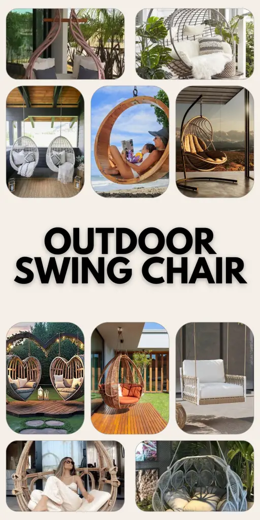 Stylish Outdoor Swing Chairs for Elegant Patio & Garden Makeovers