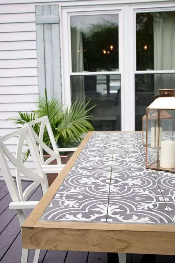 Transform Your Space with Stylish Tile Kitchen Table Makeovers