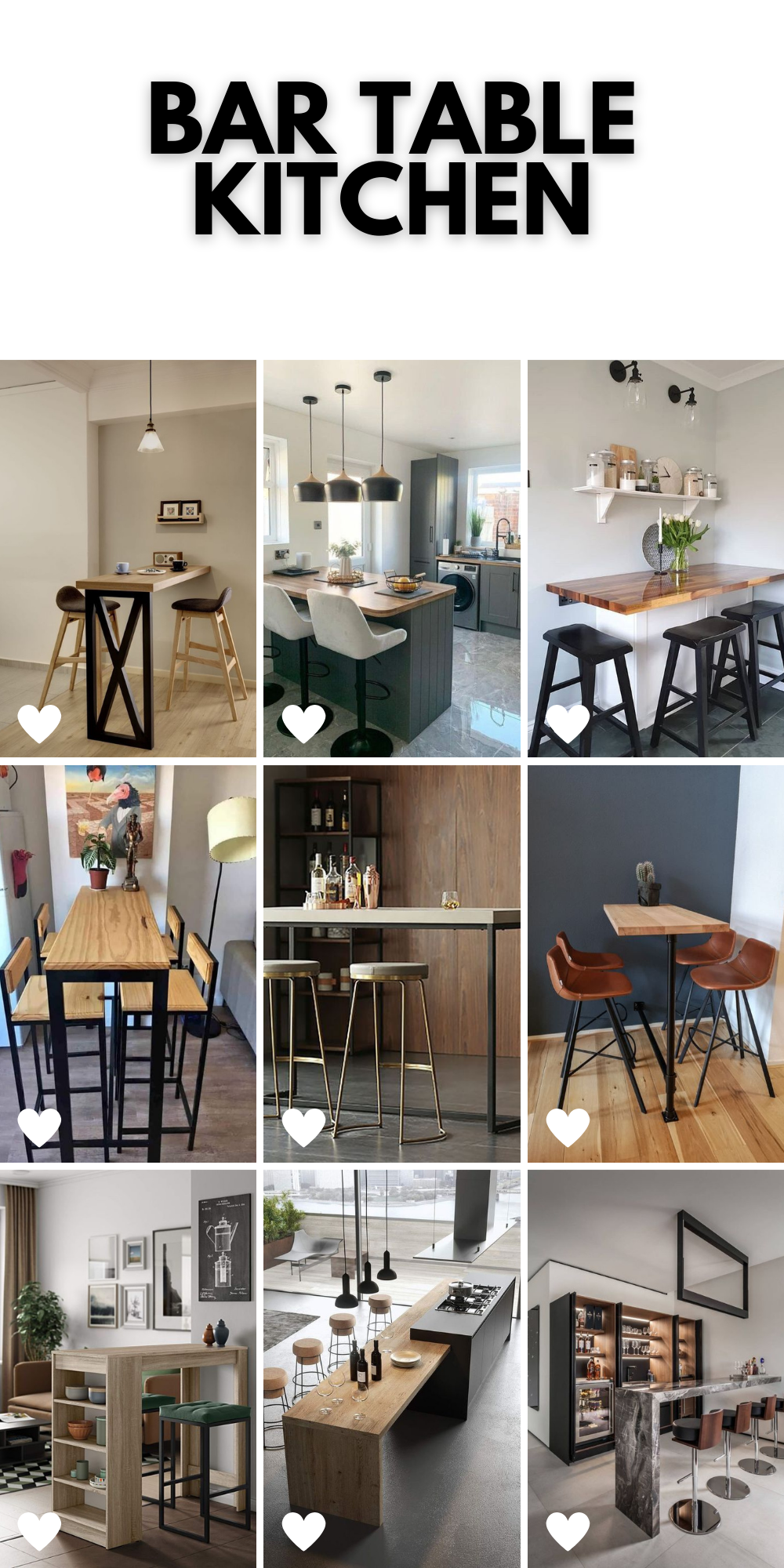 Chic Bar Table Kitchen Ideas: Maximize Style in Small Spaces