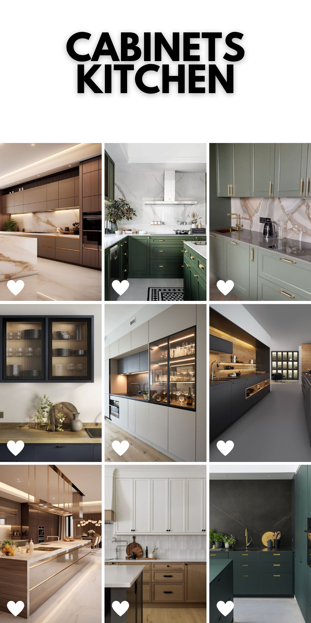 Modern Cabinets Kitchen: Chic Organizing & Colorful Design Ideas