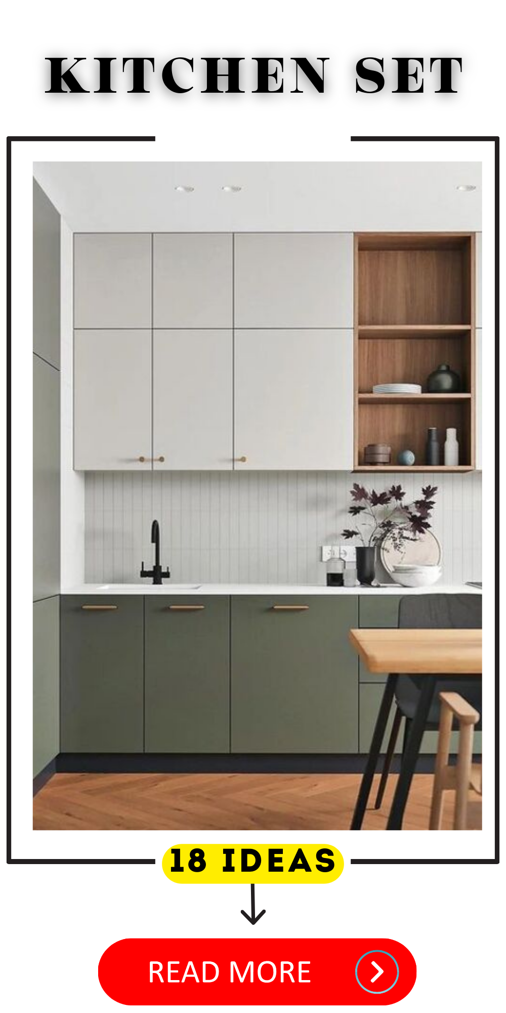 Modern Minimalist Kitchen Sets: Design Ideas for Small Spaces