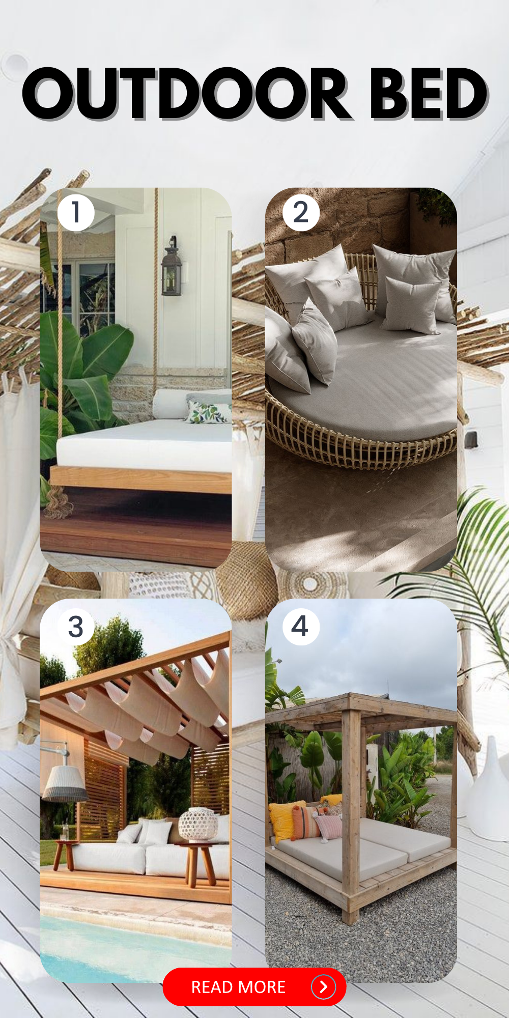 Outdoor Bed Elegance: Transform Your Space into a Luxurious Retreat