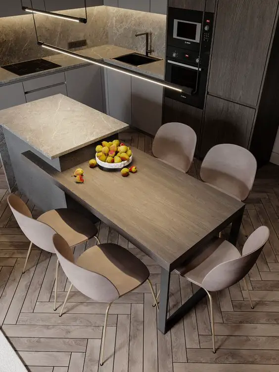 Chic Modern Kitchen Tables: Elevate Dining with Trendy Designs