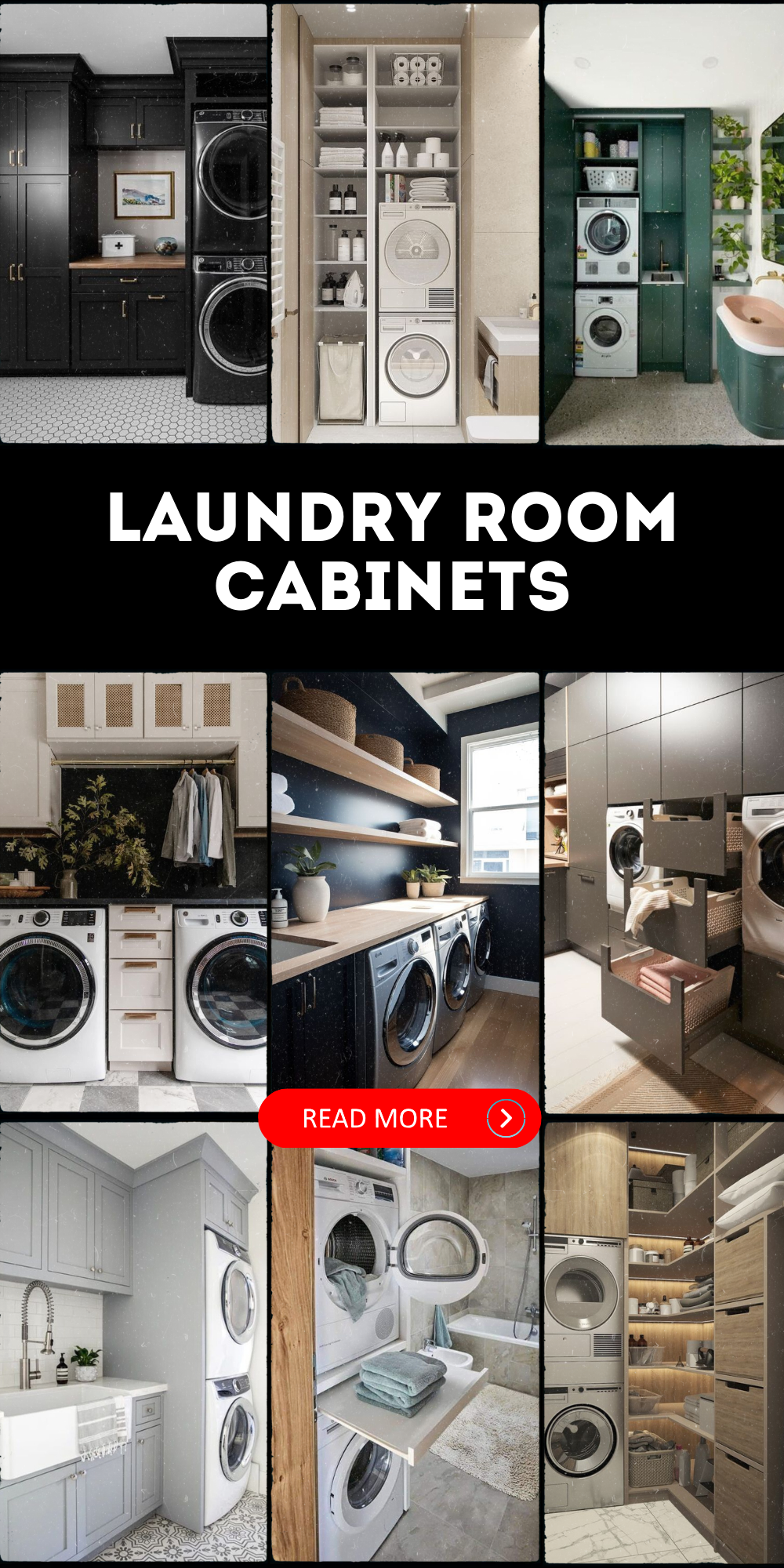 Elevate Your Home with Stylish Laundry Room Cabinet Ideas