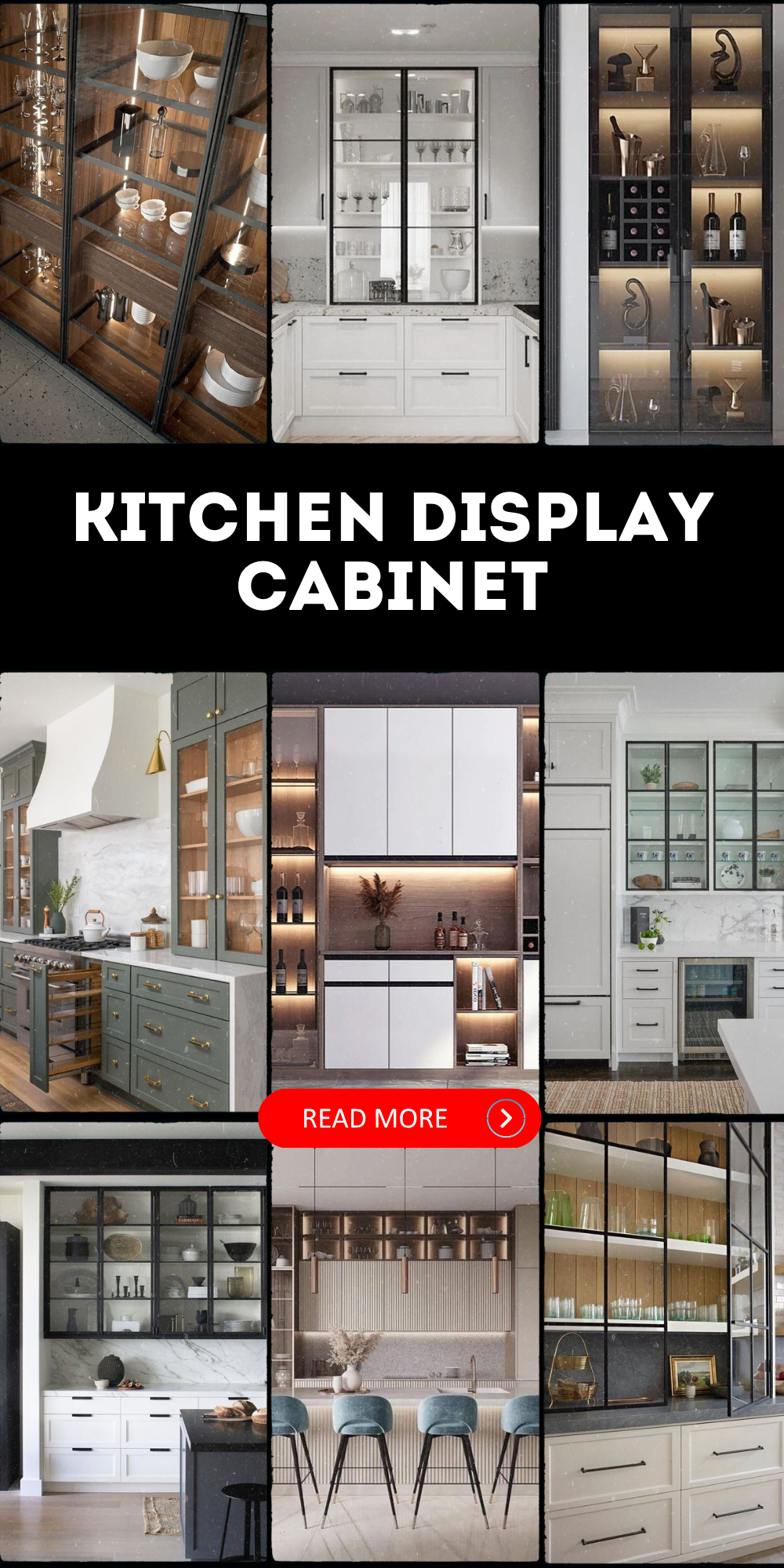 Embracing Elegance with Kitchen Display Cabinets