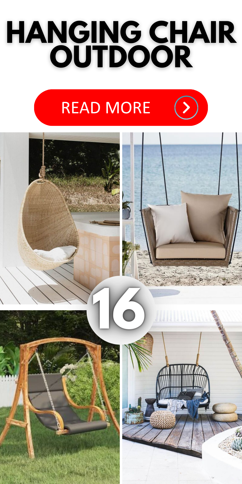 Elevate Outdoor Living with Stylish Hanging Chairs – Transform Your Patio Today