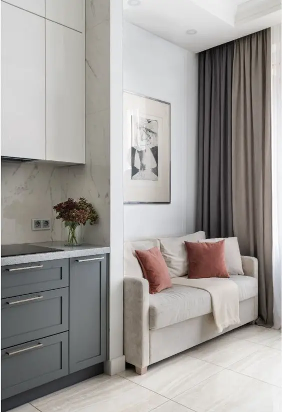 Embrace Cozy Chic with a Loveseat in Your Kitchen - Trendy Design Ideas