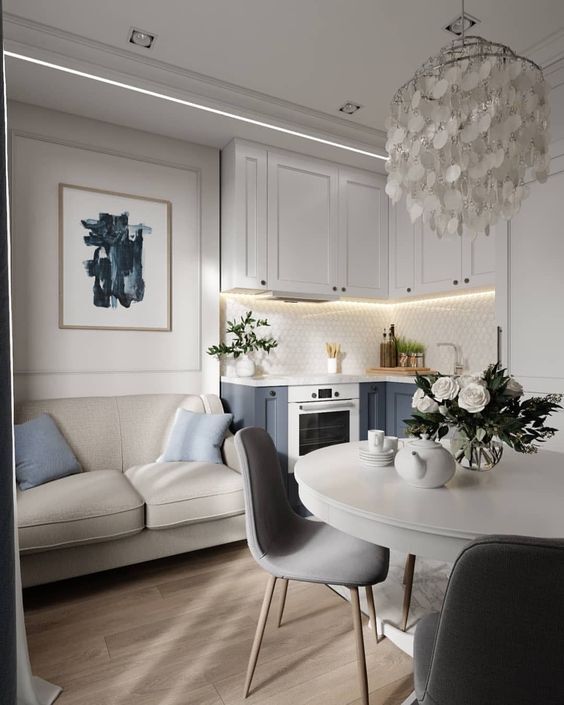 Embrace Cozy Chic with a Loveseat in Your Kitchen - Trendy Design Ideas