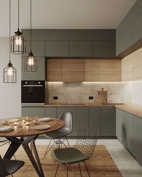 Modern Kitchen Furniture Design: Stylish Storage & Vibrant Colours