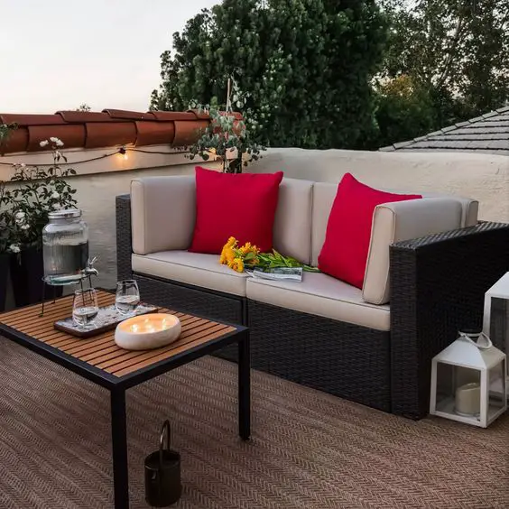 Discover Elegant & Cozy Patio Loveseat Inspirations for Stylish Outdoor Living