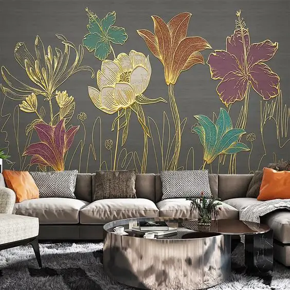 Transform Your Space with Chic Living Room Wallpaper Designs & Ideas