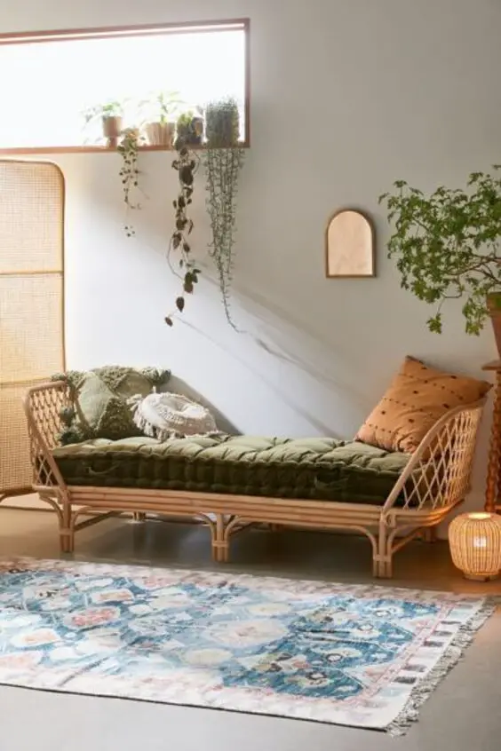 Chic Boho Loveseats: Transform Spaces with Rattan Elegance & Cozy Charm