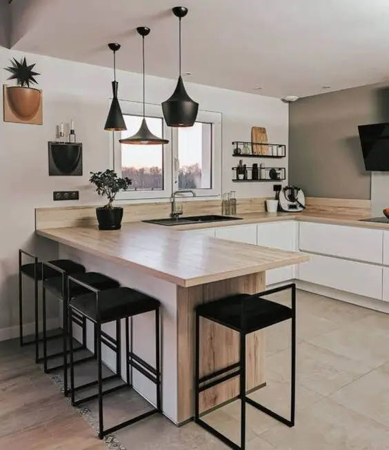 Kitchen Bar Elegance: Top Designs & Stools for Trendy Home Spaces