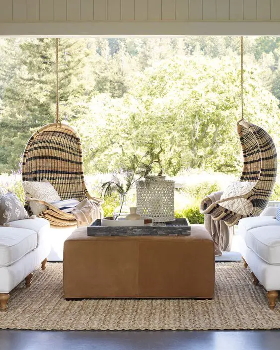 Elevate Outdoor Living with Stylish Hanging Chairs – Transform Your Patio Today