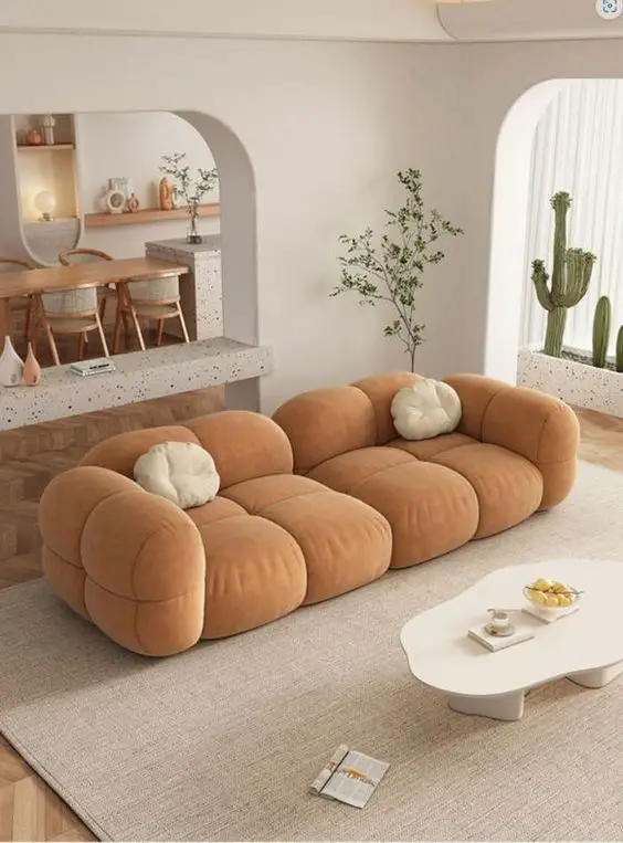 Modern Living Room Furniture: Classic Elegance & Cozy Luxury Designs