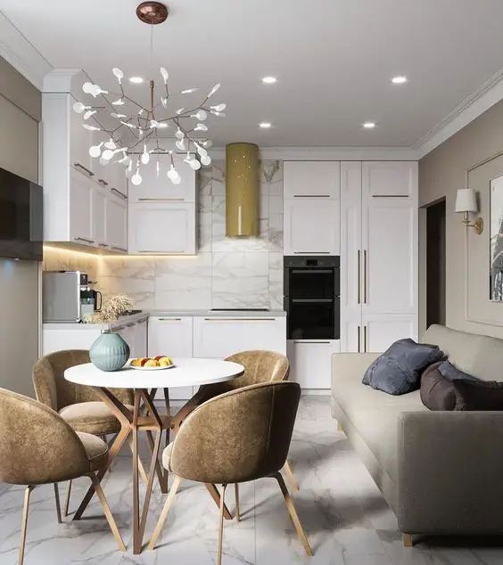 Embrace Cozy Chic with a Loveseat in Your Kitchen - Trendy Design Ideas