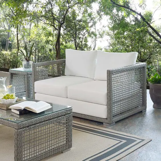 Discover Elegant & Cozy Patio Loveseat Inspirations for Stylish Outdoor Living