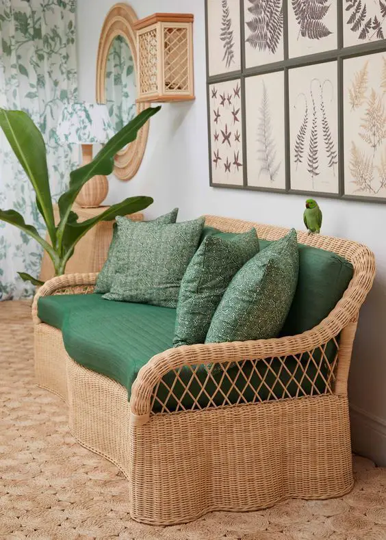 Chic Boho Loveseats: Transform Spaces with Rattan Elegance & Cozy Charm
