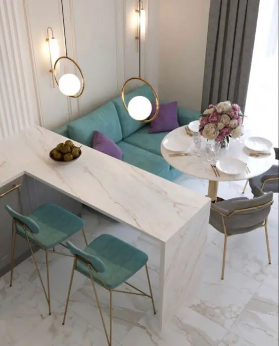 Embrace Cozy Chic with a Loveseat in Your Kitchen - Trendy Design Ideas