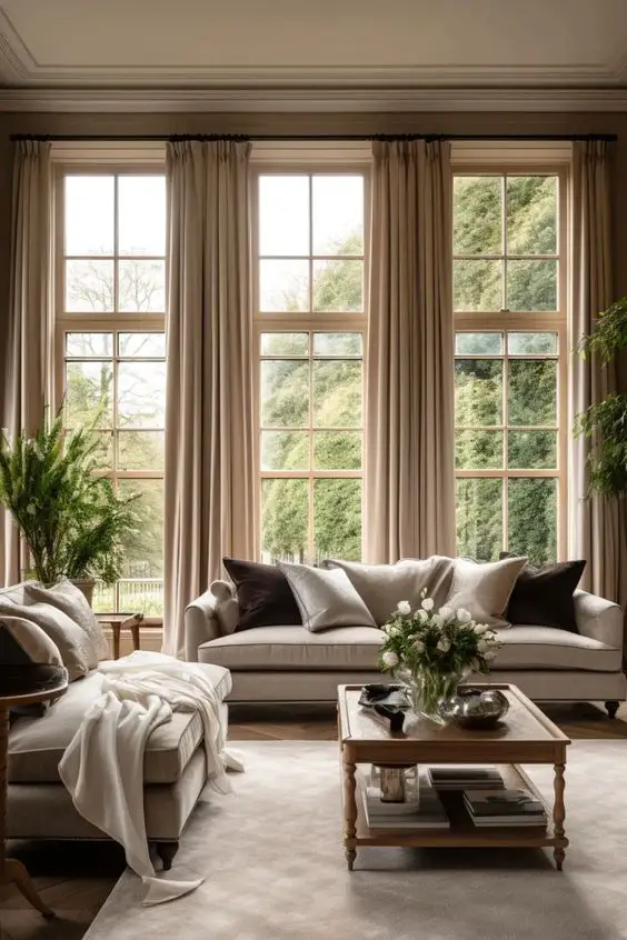 2024's Top Living Room Curtains: Colors, Farmhouse, Modern Ideas