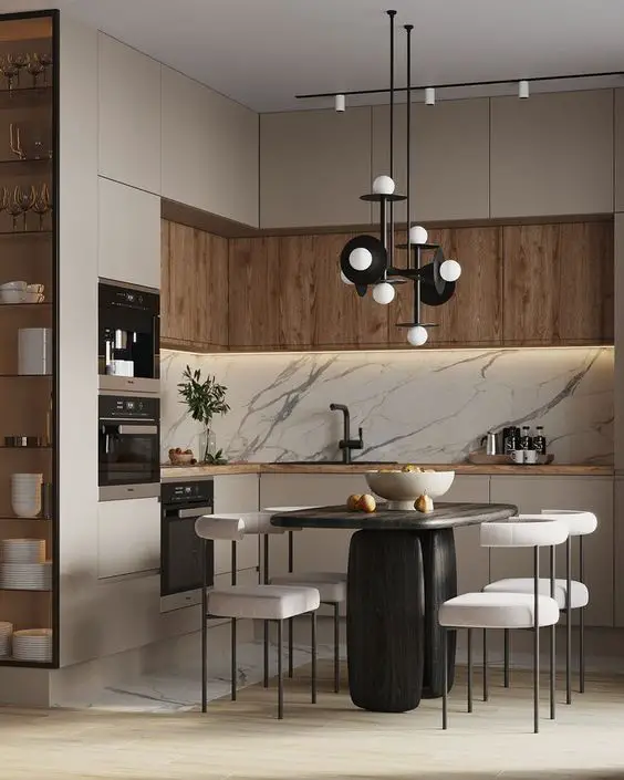 Modern Kitchen Furniture Design: Stylish Storage & Vibrant Colours