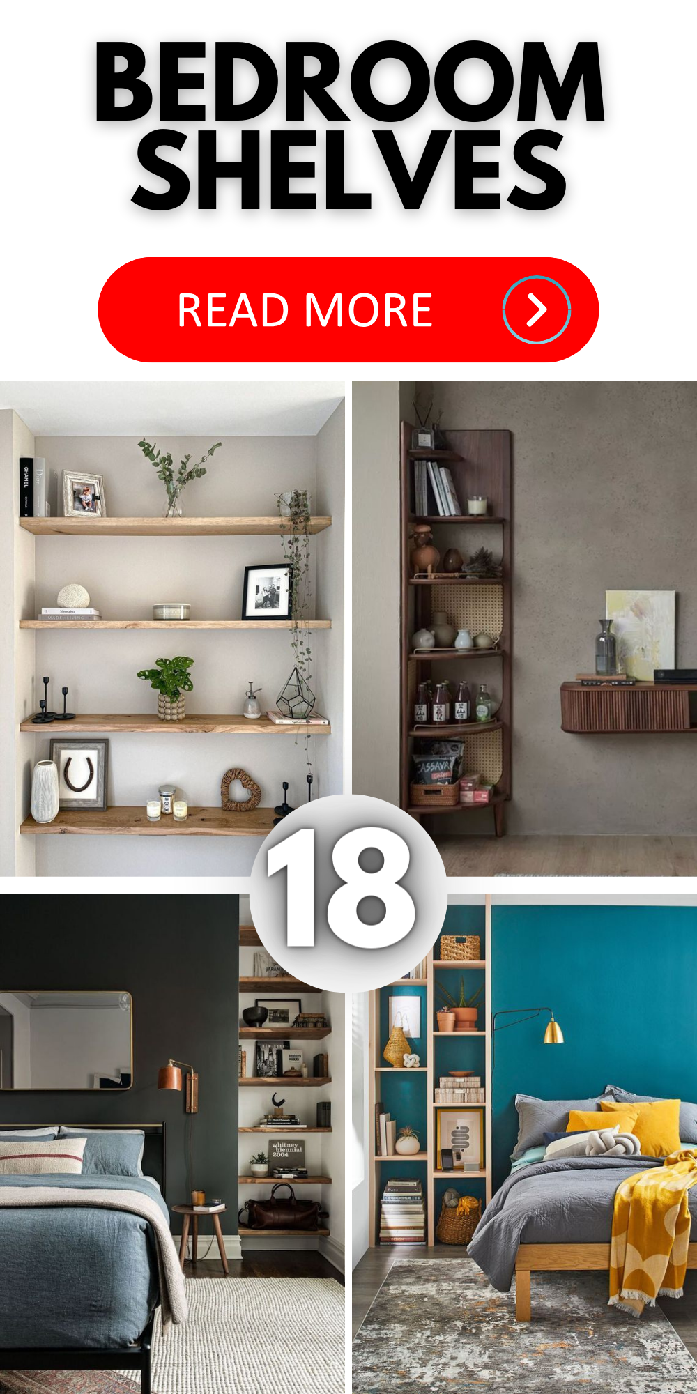 Innovative Bedroom Shelves Ideas for Trendsetting Decor