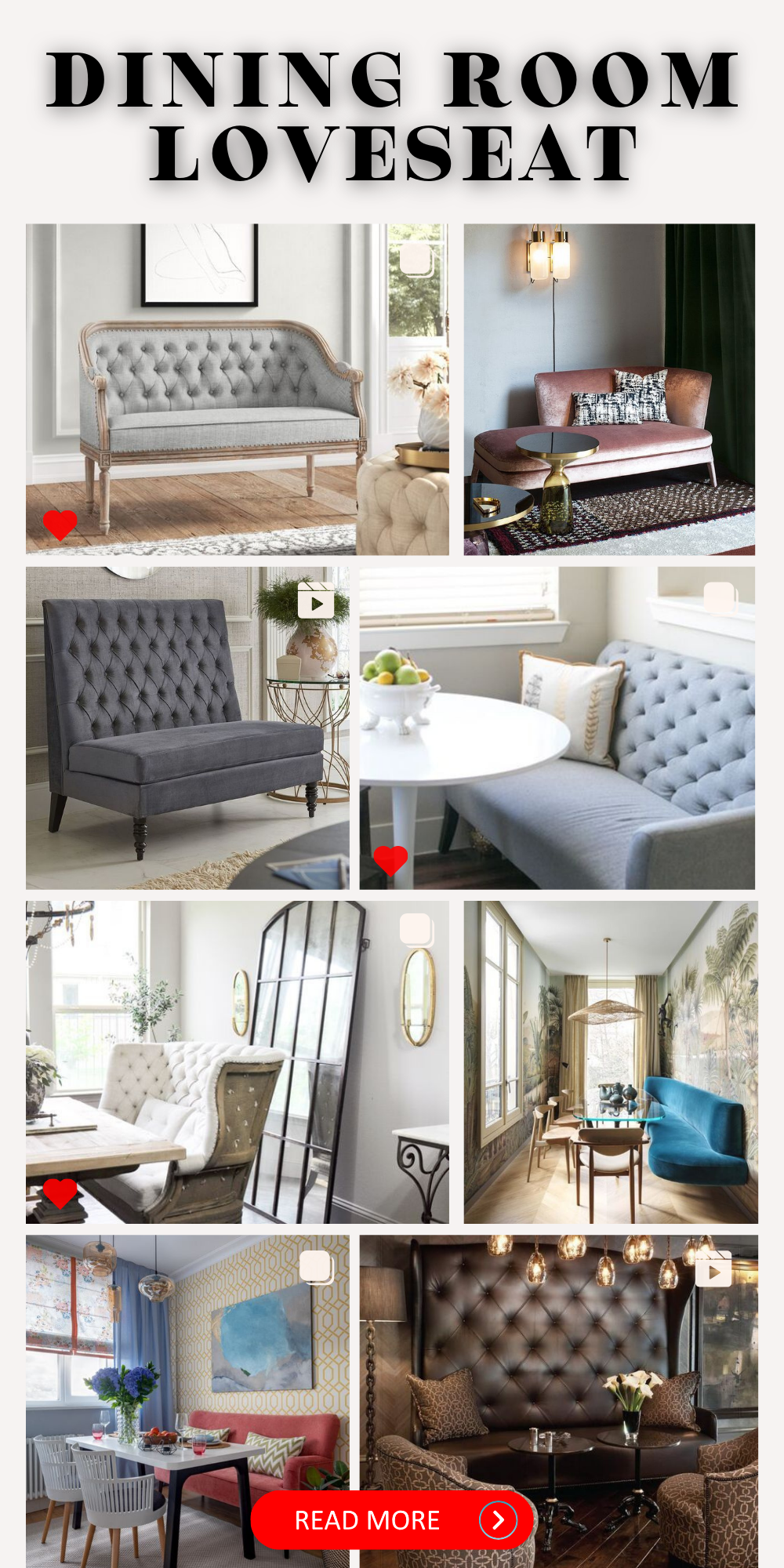 Transform Your Dining Experience with Elegant Loveseat Designs