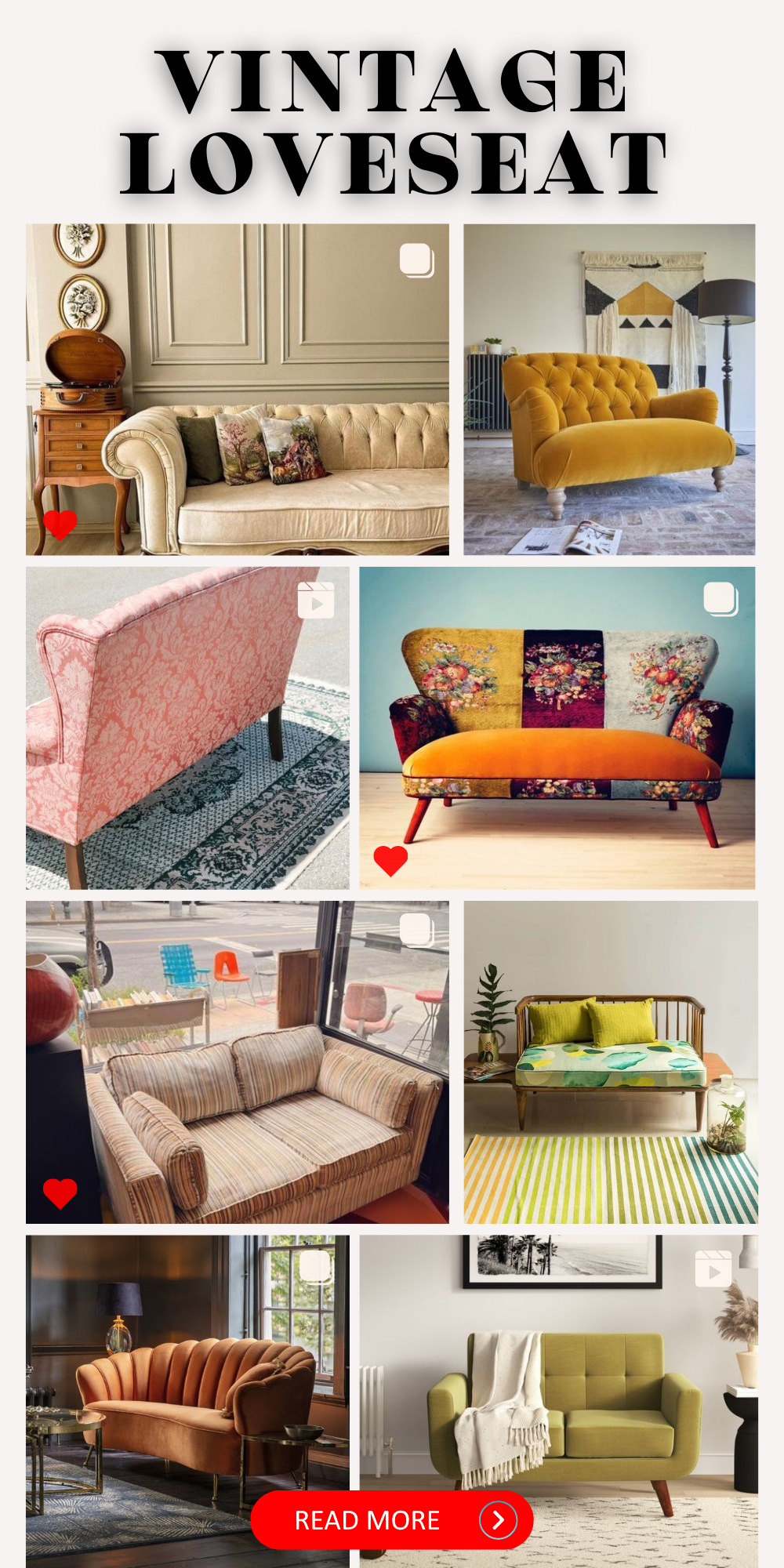 Chic Vintage Loveseats: Timeless Elegance for Modern Homes