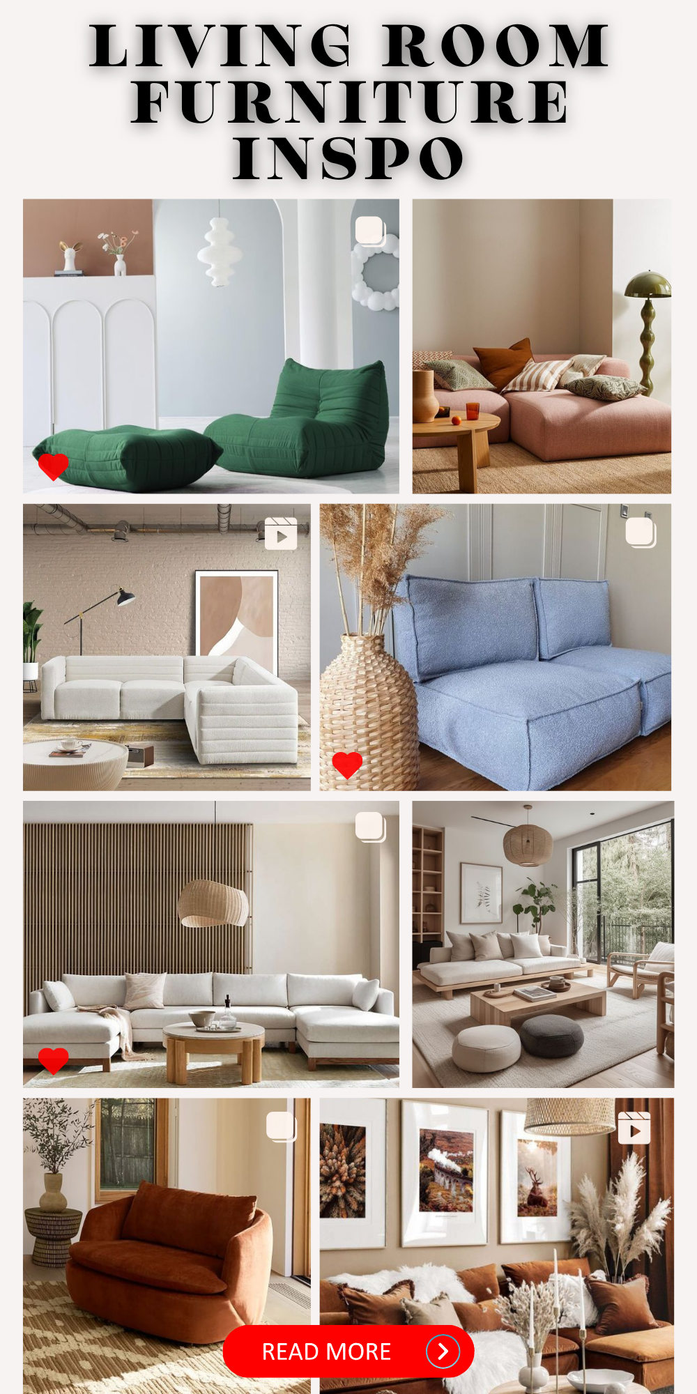 Chic Living Room Furniture Ideas: Cozy, Modern & Bohemian Designs