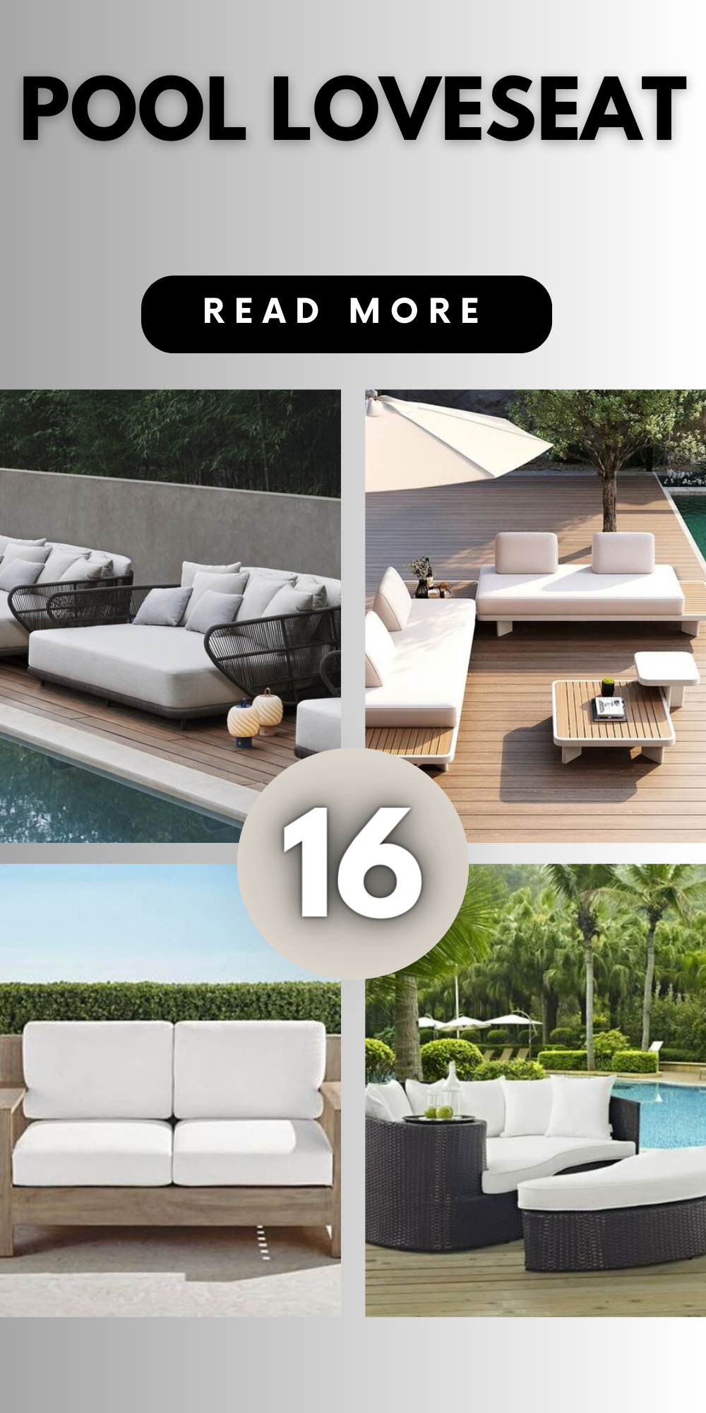 Discover Elegant Pool Loveseats: Stylish Outdoor Comfort for Modern Living