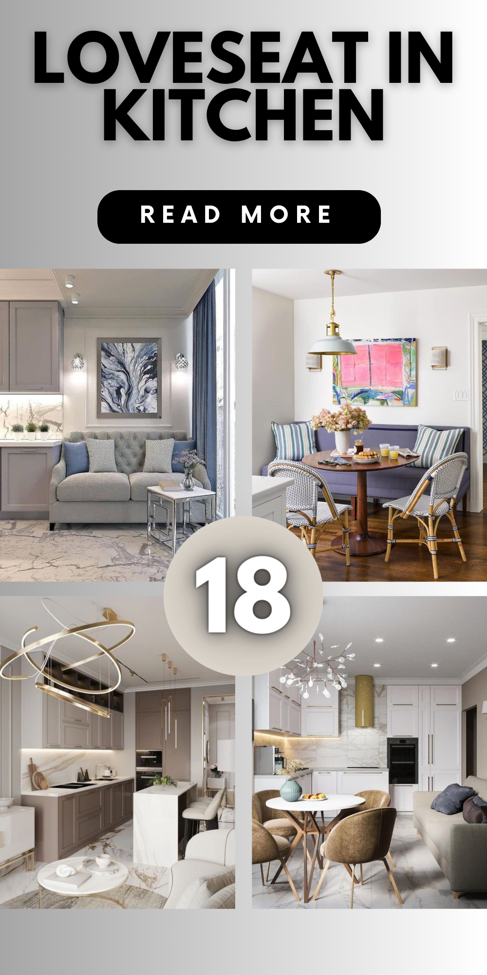 Embrace Cozy Chic with a Loveseat in Your Kitchen - Trendy Design Ideas