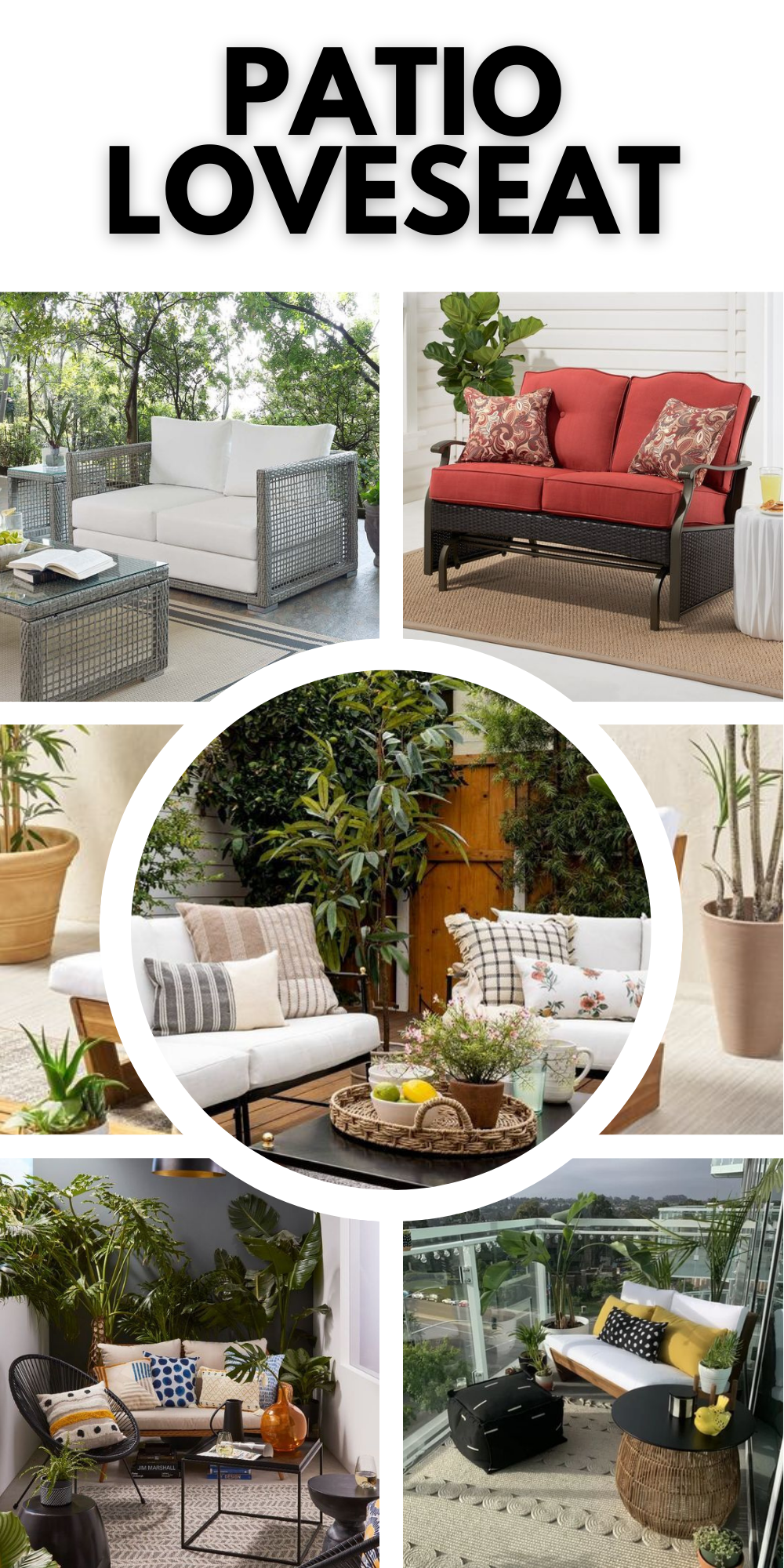 Discover Elegant & Cozy Patio Loveseat Inspirations for Stylish Outdoor Living