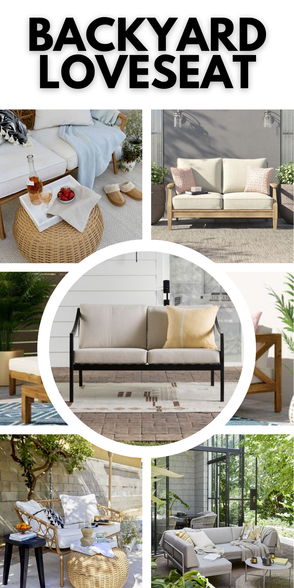 Explore Elegant Backyard Loveseats - Transform Outdoor Spaces | Home Decor