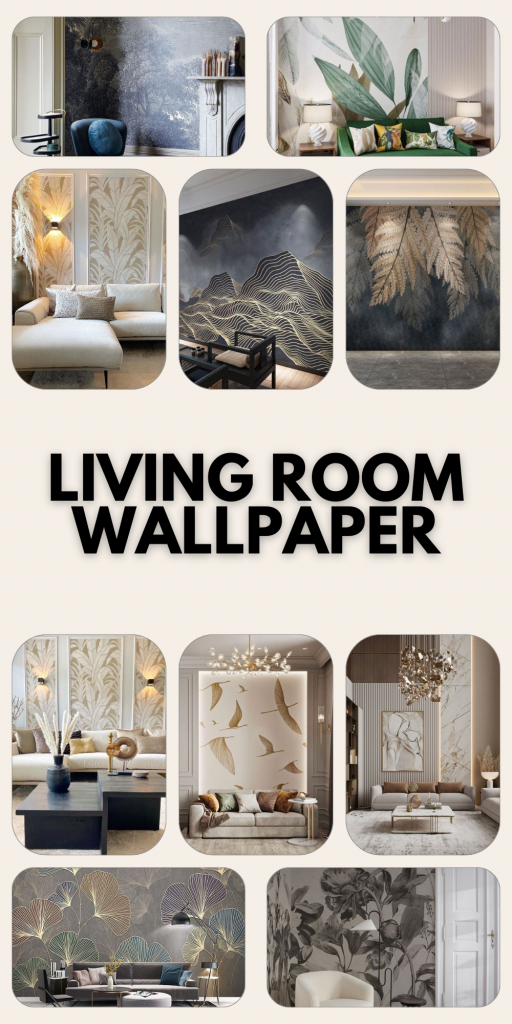Transform Your Space with Chic Living Room Wallpaper Designs & Ideas