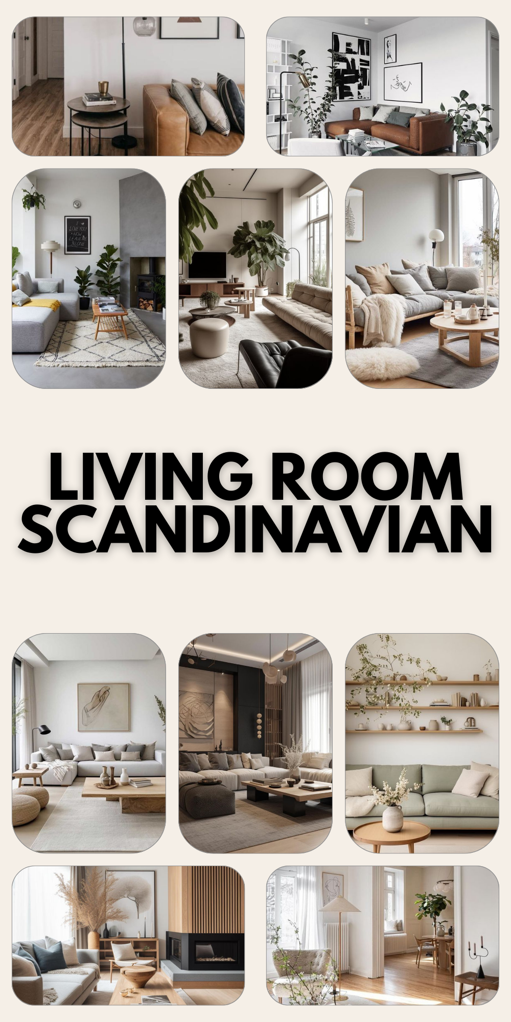 Scandinavian Living Room Decor: Elegant, Cozy, and Modern Design Ideas ...