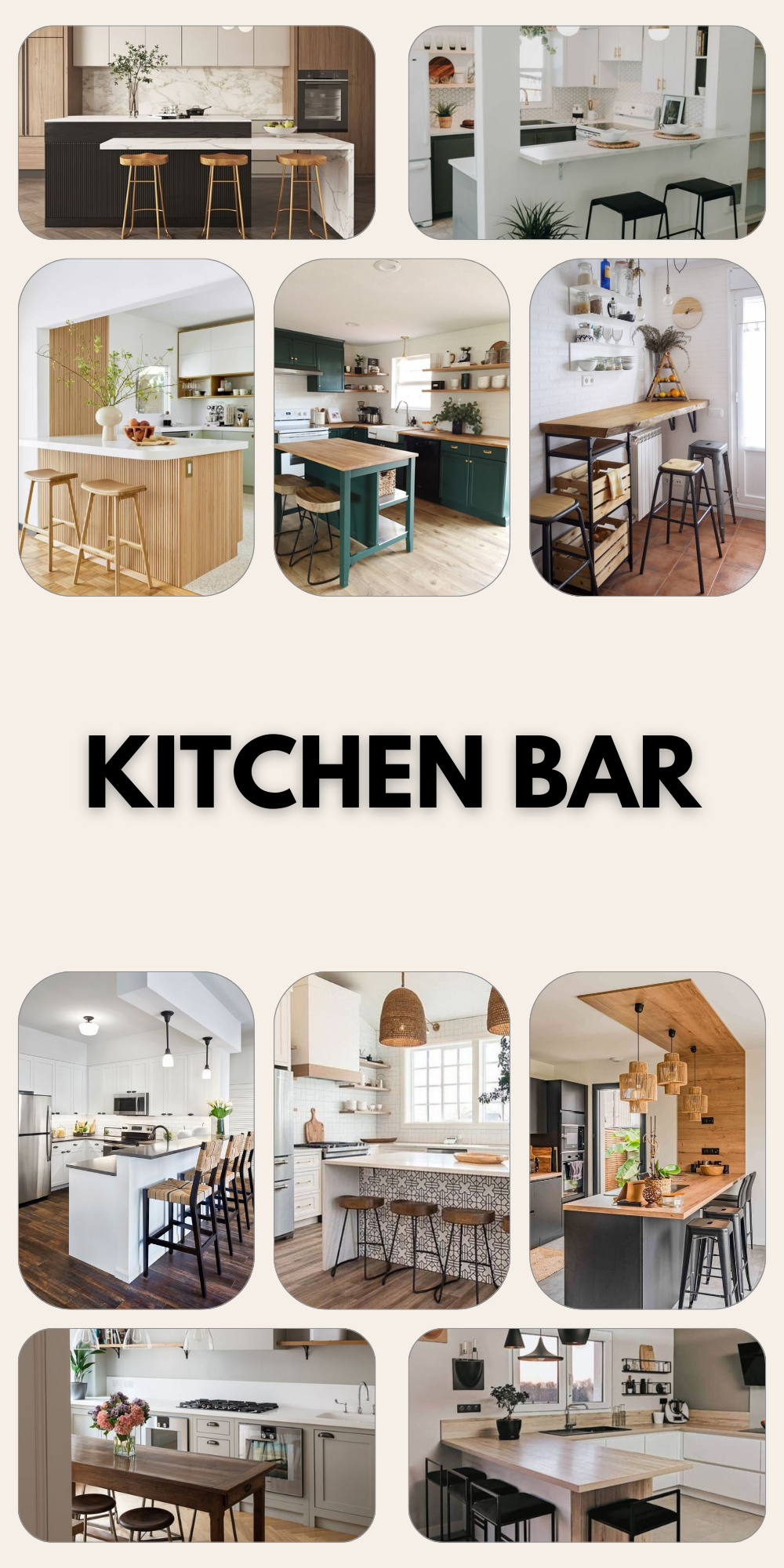 Kitchen Bar Elegance: Top Designs & Stools for Trendy Home Spaces ...