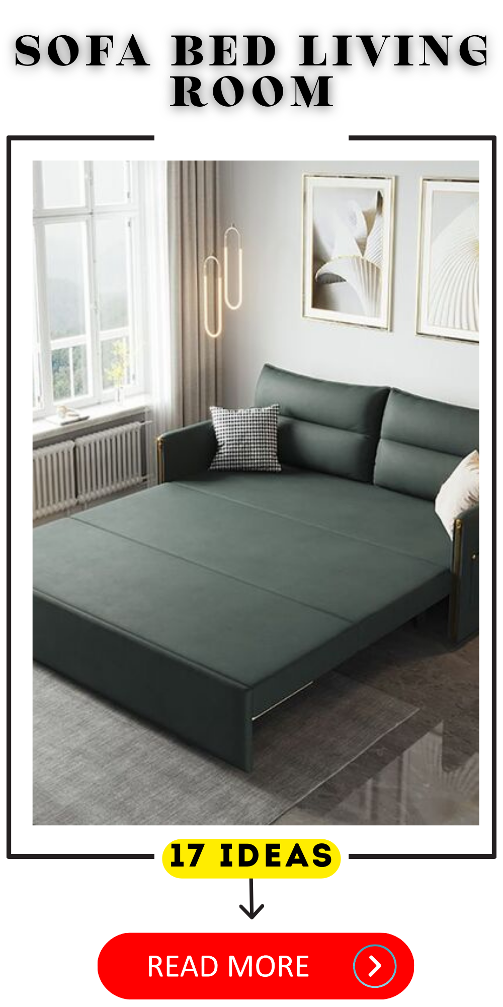 Versatile Sofa Bed Living Room Designs for Modern Homes - Stylish & Functional