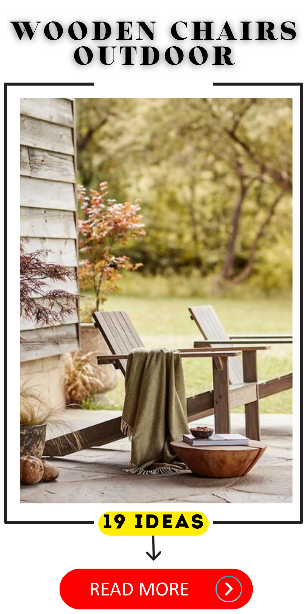 Elevate Your Outdoors: Stylish Wooden Chairs for Every Garden and Patio