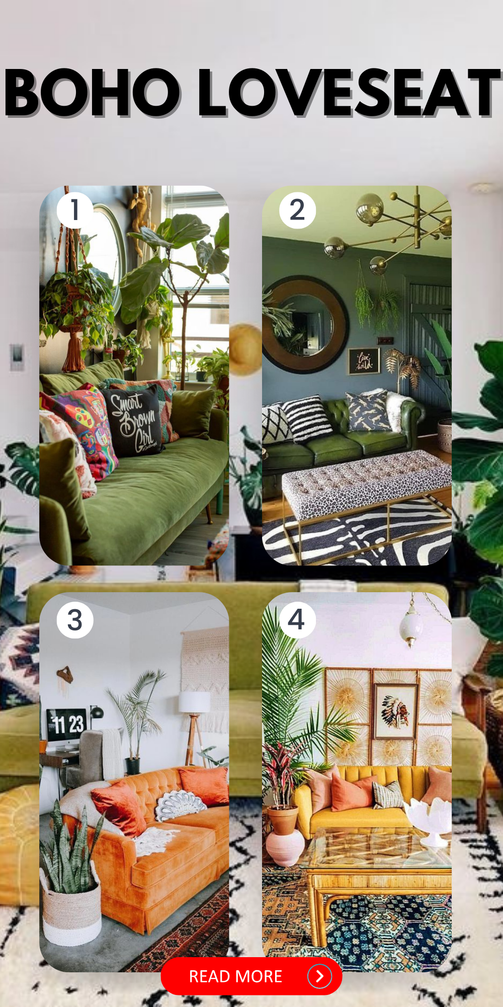 Chic Boho Loveseats: Transform Spaces with Rattan Elegance & Cozy Charm