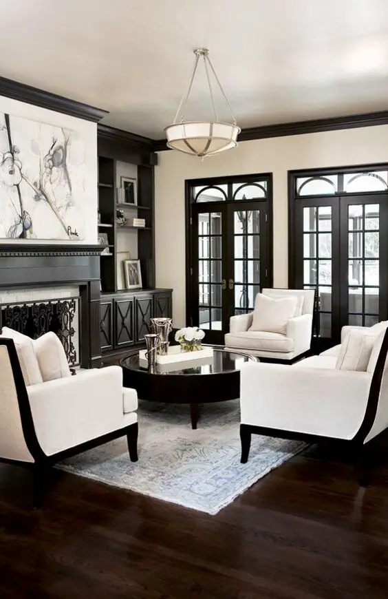 Explore Elegant Black & White Home Designs: Modern, Nordic & Luxe Interiors