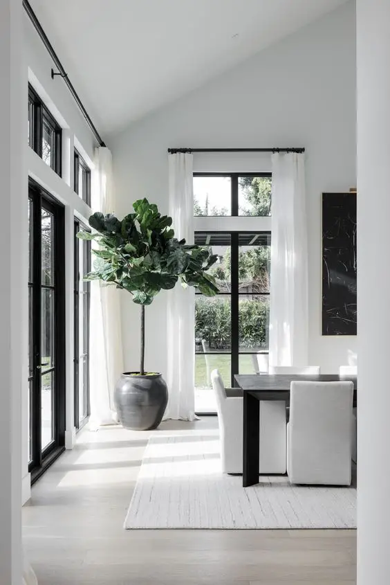 Explore Elegant Black & White Home Designs: Modern, Nordic & Luxe Interiors